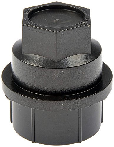 Dorman 711-025 Black Wheel Nut Cover M27-2.0 Compatible with Select Cadillac / Chevrolet / GMC Models, 4 Pack