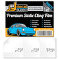 Prime Ave Windshield Sticker Decal Shield for Easy Application, Removable & Reuseable | No Residue Mess | Optical Clarity | 6 Sheets w/ 3 Pre-Cut Sizes