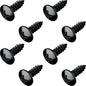 PRIME AVE Stainless Steel License Plate Screws for License Plates, Frames, Covers - Rust Proof Licence Plate Screw Set for Front/Rear Compatible with Buick Cadillac Chevrolet GMC