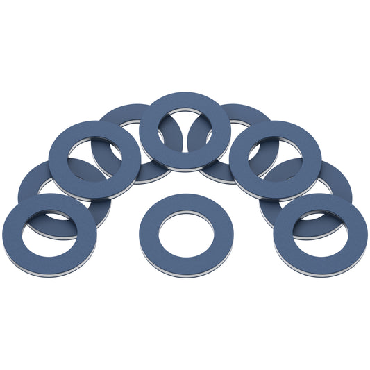 Prime Ave 12mm Aluminum Oil Drain Plug Washer Gaskets Compatible with Toyota Lexus Scion Part# 90430-12031 (Pack of 10)