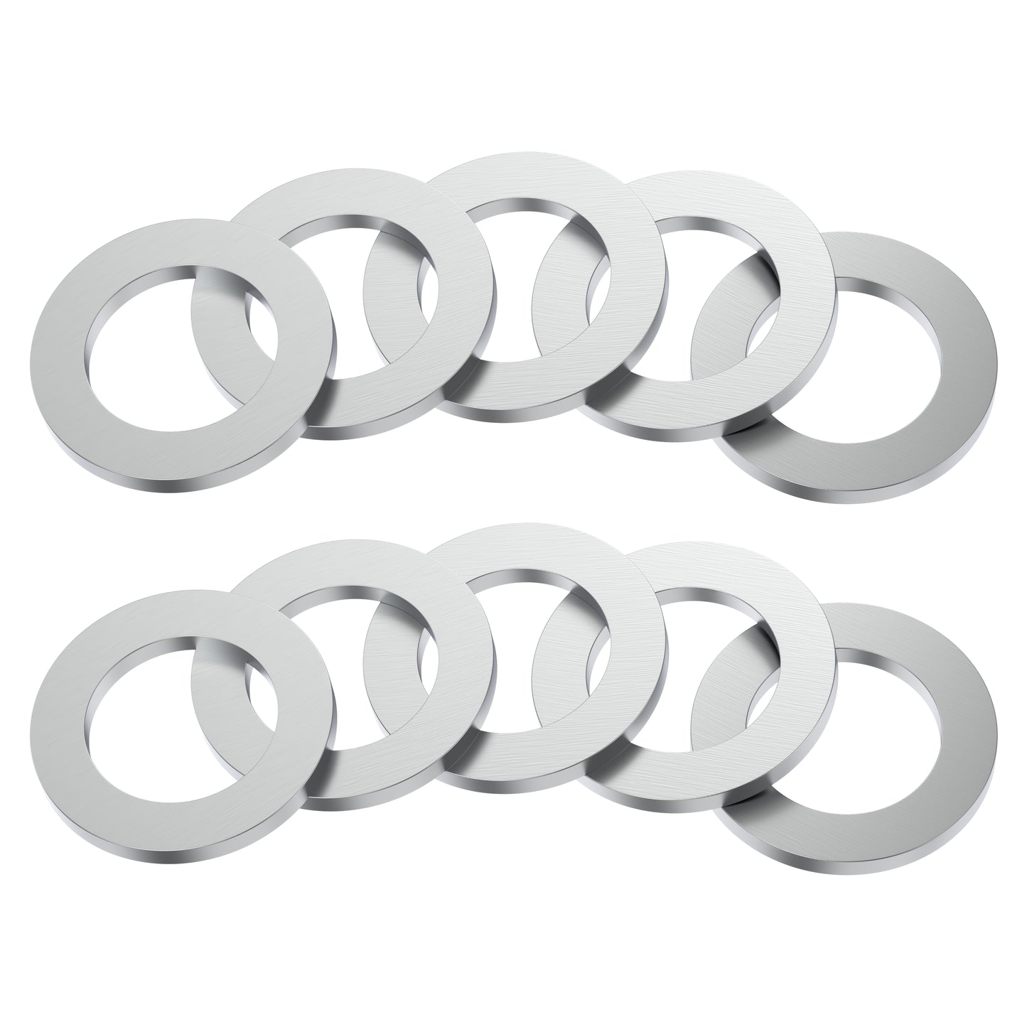 Prime Ave 14mm Aluminum Oil Drain Plug Washer Gaskets Compatible with Honda & Acura Part# 94109-140-00 (Pack of 10)