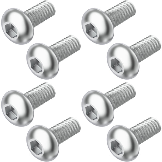 Prime Ave Socket Head Standard Length Stainless Steel License Plate Screws Compatible/Replacement for All BMW Models (Pack of 8)