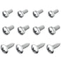 Prime Ave Stainless Steel License Plate Screws Compatible/Replacement for Lexus Scion & Toyota (Standard Length)