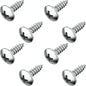 PRIME AVE Stainless Steel License Plate Screws for License Plates, Frames, Covers - Front/Rear RustProof Car Tag Screws- Licence Plate Screw Set Compatible with Subaru (Pack of 8)
