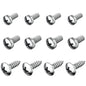 PRIME AVE Stainless Steel License Plate Screws for License Plates, Frames, Covers- Rust Proof Rear & Front Licence Plate Screw Set - Compatible with Toyota, Lexus & Scion