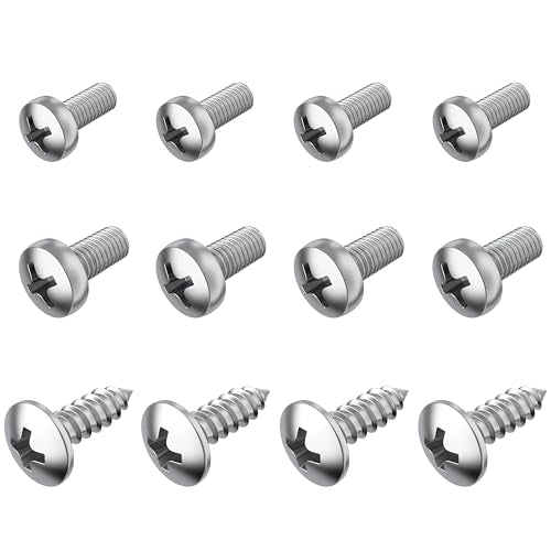 Prime Ave PA Stainless Steel License Plate Screws - Mercedes Benz