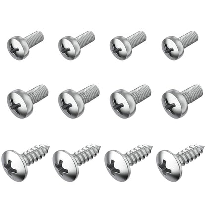 Prime Ave PA Stainless Steel License Plate Screws - Mercedes Benz