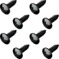 PRIME AVE Stainless Steel License Plate Screws for License Plates, Frames, Covers - Rust Proof Licence Plate Screw Set for Front/Rear Compatible with Buick Cadillac Chevrolet GMC