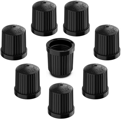 Prime Ave TPMS Tire Valve Caps (4-Pack) Alligator EHA Secure Air Pressure Gray Valve Stem Caps Compatible with Audi, BMW, Mercedes, Porsche, Tesla, VW & More (Made in Germany)